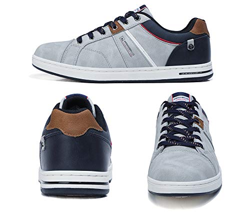 Image of ARRIGO BELLO Mens Casual Shoes Fashion Sneakers Breathable Comfort Classic Lace-Up Low Top Walking Shoes