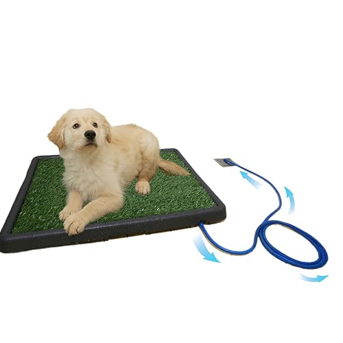 Image of NESIGHTION--Dog Toilet that Can Drain Water, Dog Urinal.25 * 20 * 2 in | Includes a 6.6-foot drainage pipe that allows pet urine to flow away directly, saving the owner's time