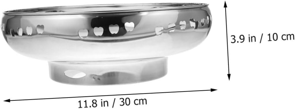 2pcs Stainless Steel Wok Stand Set Windproof Gas Stove Support Easy Install Wok Rack for Home Restaurant Cooking Durable High-Temperature Resistant Bracket