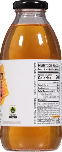 Image of Just Ice Tea Organic Honey Green Tea, 16 FZ (Pack of 2)