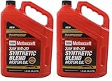 Genuine Ford Accessories (XO-5W20-5QSP) SAE 5W-20 Premium Synthetic Blend Motor Oil - 5 Quart (Pack of 2)