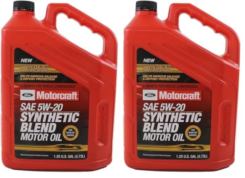 Genuine Ford Accessories (XO-5W20-5QSP) SAE 5W-20 Premium...