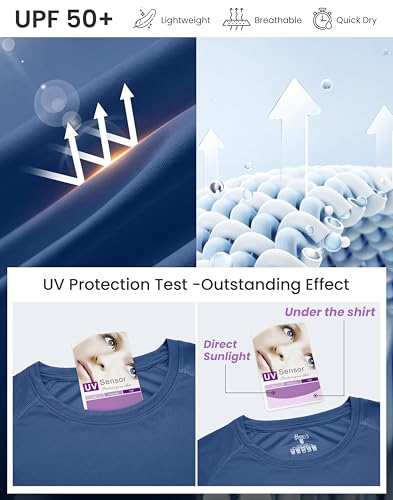 Save 25% on Pudolla Men's UPF 50+ Rashguard Swim Shirt - Image 5