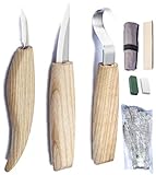 YoungSun 3 Pieces High-Strength Steel Wood Carving Knife Tools Set