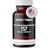 INNERTHERA Extra-Strength BP-C157-500mcg Peptide Complex (2 Month Supply) - Muscle Health - Tissue Health - Gut Health - Rapid Recovery - Strength and Wellness - 60 Capsules