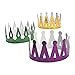 Fun Express Mardi GRAS Crowns - Apparel Accessories - 12 Pieces