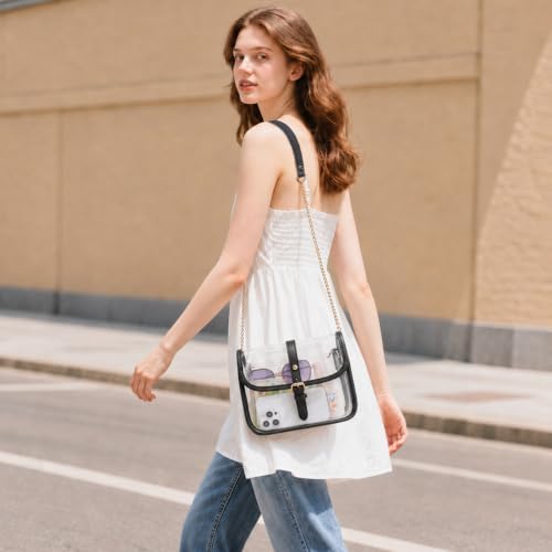 SENDEFN Clear Crossbody Bags for Women Shoulder Purse for Stadium Events by SENDEFN - Used condition - Image 2