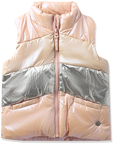Image of miniklub Baby Sleeveless Front Open Woven Jacket, (Rose)