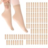 DIFLAX Calzini Monouso 50 Paia Calze Usa e Getta Antiscivolo Per Prova Scarpe Unisex Tagli...