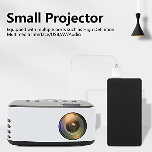 Projetor WiFi Full HD a 1080p de 16 a 110 polegadas, portátil, LED, de tela grande, projetor de cine
