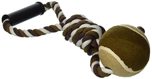 Ethical Pet Mega Twister Heavy Twisted Mega Ball Tug 17-Inch Dog Toy #TOP26