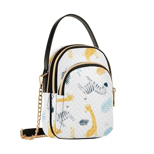 Sac à bandoulière femme motif animaux sac à main et portefeuille