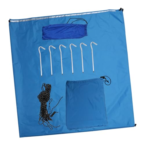 FOYTOKI Polyester Waterproof Sun Protection Tent Rain Fly 50% Shade Rate Lightweight for Camping Hammock Garden