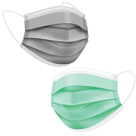 Image of Reusable Surgical Style Face Mask | Breathable & Comfortable | ISO Certified Protection for Dust & Pollution
