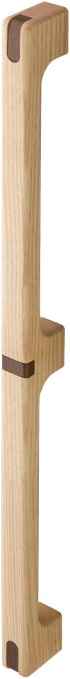 nimone Wooden One-Piece Handrail for Living Clear Beige 23.6 inches (600 mm)