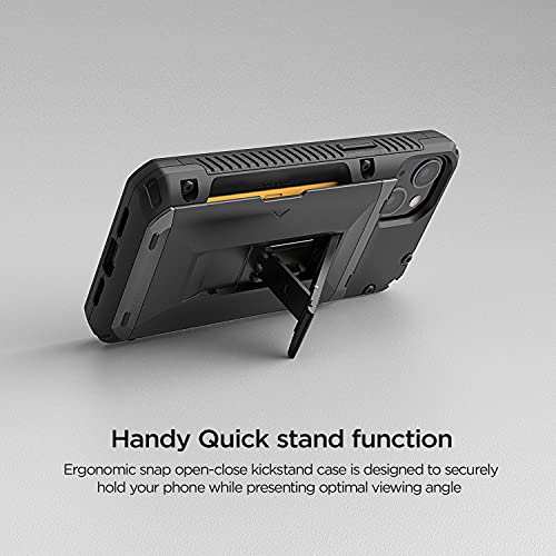 Vrs Design Damda Glide Hybrid Phone Case Compatible For Iphone 13 (2021), Functional Sturdy Cell Phone Case-Black #TOP4