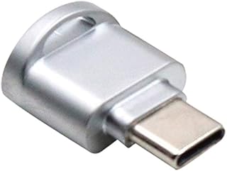D-GROEE SD Card Reader, Adapter, TF Card Reader, MicroSD Card Reader,Mini Metal USB 3.1 Micro Secure Digital TF Memory Type-C Card Reader OTG Adapter Grey