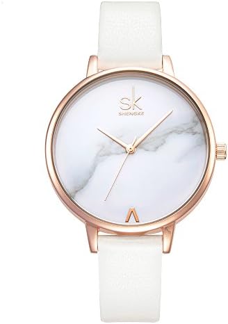 SK Fashion Women Wristwatch Leather Watchband Simple Decent Casual Geneva Waterproof Lady Watch