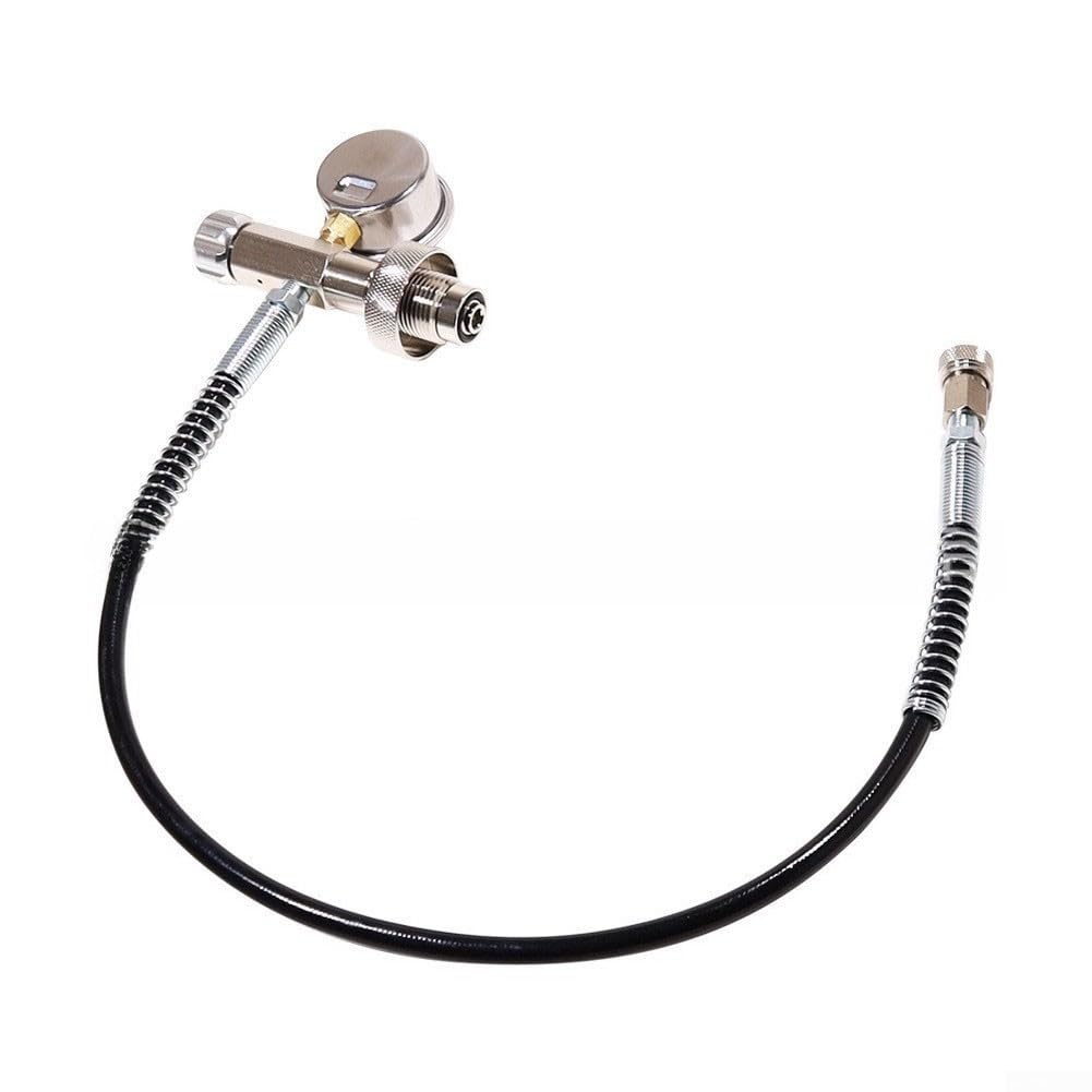 Medidor de buceo de alta presión de 6000 psi para tanques | Capacidad de 400 bar, resistente a los golpes, a prueba de corrosión, diseño compacto, esencial para tienda de buceo