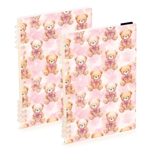 Cahier à spirales ligné A5 anti-cornes | Carnet rigide pour organiser le travail et l'école