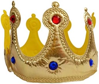 BookMyCostume Royal Medieval King Cloth Crown Fancy Dress Costume Accessories | Halloween Theme Free Size