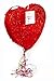Produktbild Trendario Pinata Hochzeit - Herz Pinata 37 cm groß in rot - ungefüllt - Ideal zum Befüllen mit Süßigkeiten und Geschenken