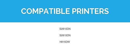 Miniatura 9 de LD Productos Cartucho de tóner compatible de repuesto para Dell 593-BBML F9G3N (negro, paquete de 5) compatible con Dell Laser H815dw, S2810dn,