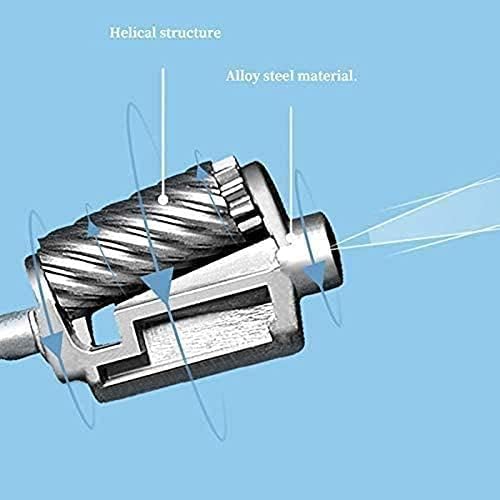 Miniatura 5 de JITEM Sacapuntas Sacapuntas Sacapuntas manual gris y blanco con hoja helicoidal más fuerte para afilar rápidamente para lápices de colores de