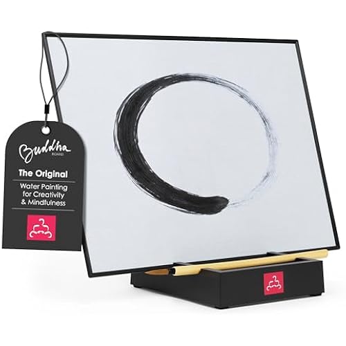 Buddha Board – The Original Water Painting Board for Mindfulness & Creativity – Unique Gift for Artists, Adults & Kids – Mess-Free Zen Art Supplies