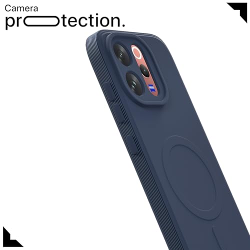Image of Pikkme Back Cover for Vivo V70 5G Soft Matte Silicone Mag-Safe Design (Mag-Safe Not Support) Camera Protection | Slim Fit Bumper Cover (Blue)