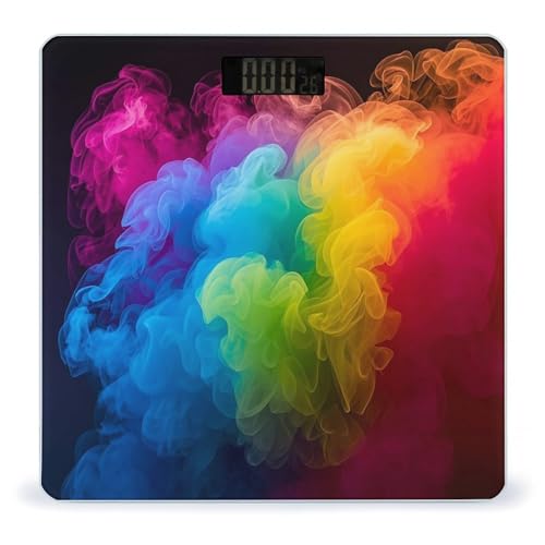 Báscula Digital de Baño Rainbow Smoke con Pantalla LCD miniatura 1