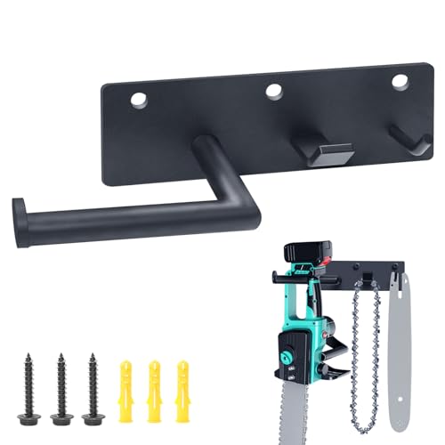 ZUIWAN Metal Chainsaw Wall Mount Holder