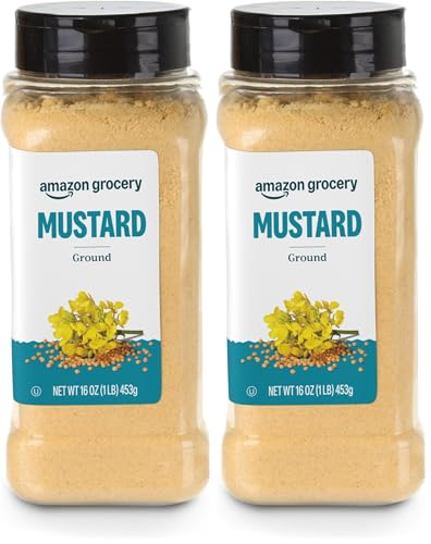 Amazon Grocery, Ground Mustard, 16 Oz (Pack of 2) - image 1