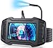 Produktbild Endoskopkamera mit Licht, 1080P HD Endoskop, Inspektionskamera mit 4,5 Zoll IPS Bildschirm, Rohrkamera mit 8mm Lens IP67 wasserdicht, 6 LED-Leuchten, 3 Helligkeiten Einstellbar, 5m halbstarres Kabel