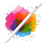 ✍️Enjoy Escritura libre de Hassel: Con la función de rechazo de la palma de la mano, puedes colocar tus palmas de forma natural en la pantalla de la tableta, sin necesidad de usar guantes; La punta fina de POM (1.4mm) , más suave/sensible/precisa, sin rezagos, sin arañazos, sin saltos, sin ruido.