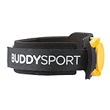 BUDDYSWIM Porta Chip. Banda Elástica de Neopreno para el Tobillo Natación, Ciclismo, Running, Triatlón u Otros Deportes. Color Negro