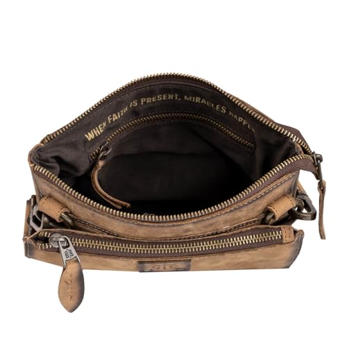 STS Ranchwear Womens Baroness Basic Bliss Lily Veg-Tan Leather Crossbody Bag OS