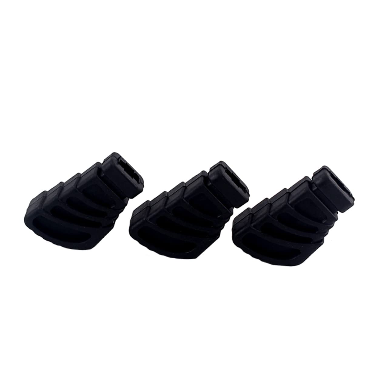 HEMOTON Drum Seat Feet Drum Rack Feet for Drum Cymbal Stand 3 Pack Large Size Drum Stand Feet Pads Wc10 Black
