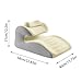 Memory Foam Support Pillow for Couples,Bed Cuneate Pillow Prone Pillows,Memory Foam Lumbar Support Pillows,Cuneate Ergonomic Cushion for Moments,Support Breasts or Raise HIPS,Comfortable&Discreet (B)
