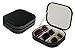 3 Piece Extra Large Travel Eyeglass Sunglass Glasses Zippered Case Storage Organizer Collector Box