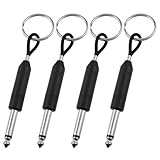 Xhziy MarshallKey Holder Leather Plug Amp Key Holder for Wall Wall-Mounted Keychain Kit Guitar Key Holder for Key Hanger 4PCS