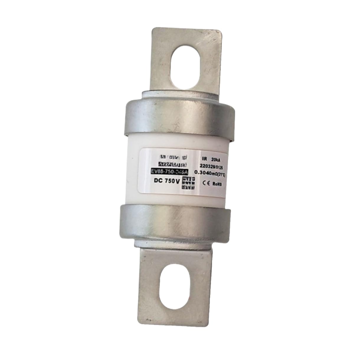 Fusible EV88-750-400A haute tension coupure rapide 750V 400A