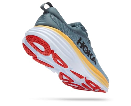 HOKA HOKA Bondi 8 Men's Performance Road Running Shoes Sneakers (Goblin Blue/Mountain Spring, US Footwear Size System, Adult, Men, Numeric, Medium, 12.5)