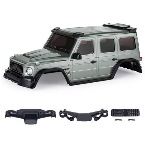 Kit carrosserie Axial SCX30 plastique rigide ABS gris avec seau optique 1 30
