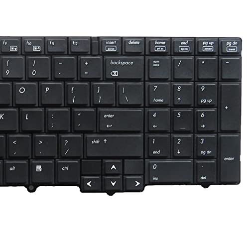 Acessórios para reposição de laptop Teclado da versão dos EUA para HP Elitebook 8540 8540p 8540W
