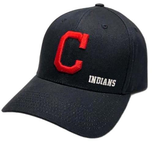 Gorra Azul Marino Vintage Cleveland Indians Ajustable miniatura 1