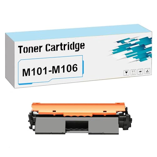 Cartucho De Tóner De Alta Capacidad M101 M106 Compatible con Impresoras HP LaserJet Pro M101 M104 Ultra M105 M106 Pro M104a 104w, Impresión De Alta Definición,Black 1600 Pages