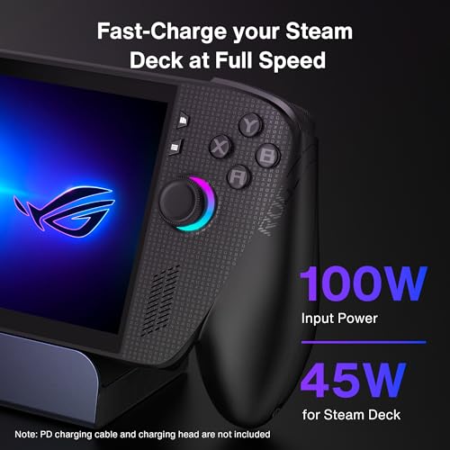 Image of iVANKY Upgraded 10-in-1 Docking Station for ROG Xbox Ally X(2025) /Steam Deck OLED /ASUS ROG Ally X, 4K@144Hz Dock for Lenovo Legion GoS /MSI Claw, HDMI 2.1, 1Gbps Ethernet, 5*USB-A 3.0, 100W Charge