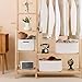 MiniArk Large Storage Baskets for Shelves, Closet Organizers Bins for Clothes Blanket Towels, Baby Nursery, Toy Baskets Box, Woven Rope Baskets, 17 x 13 x 7.5”, 2 Packs Off White