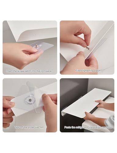 Separador de espacio con tablero de extensión lateral para encimeras de cocina y baño 4